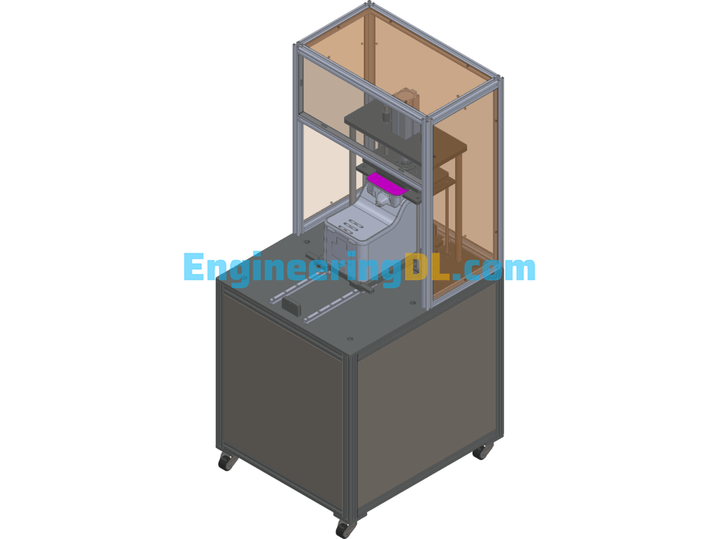 Hot Milk Machine Panel Pressing And Laminating Machine (Mass Production) 3D Exported Free Download