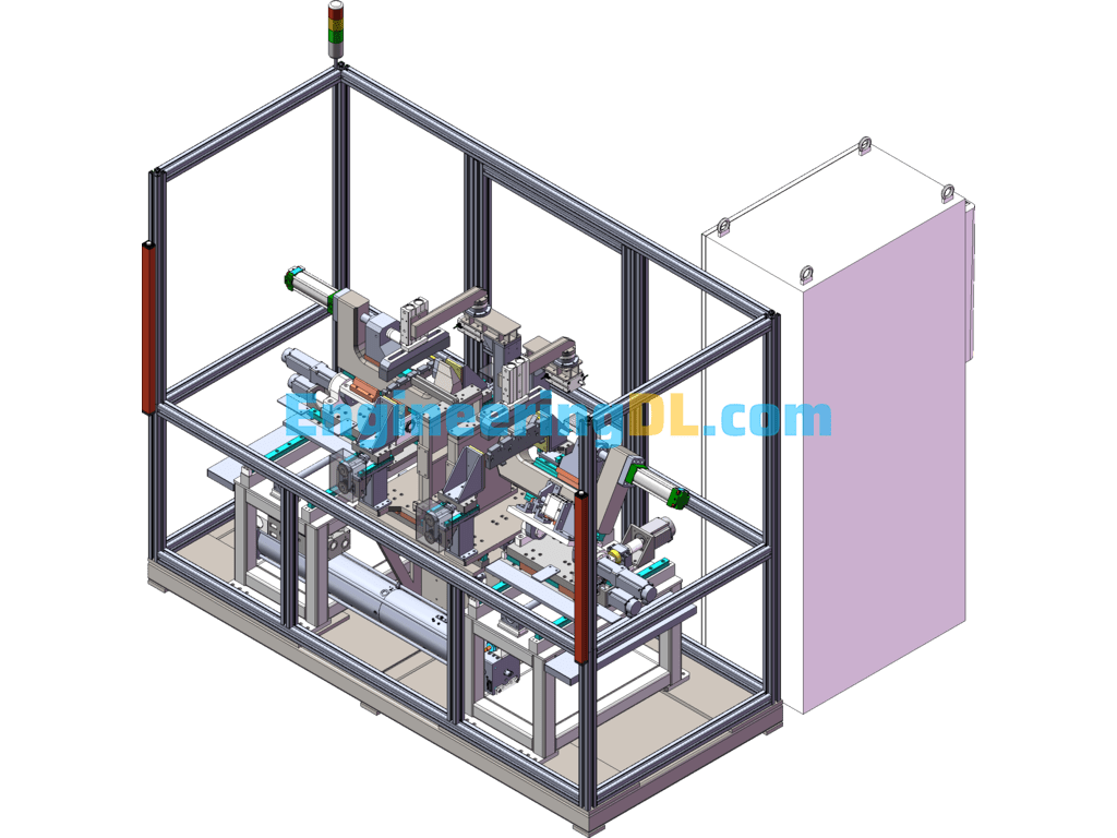 Water Heater Wall Mounted Riveting Machine SolidWorks, 3D Exported Free Download