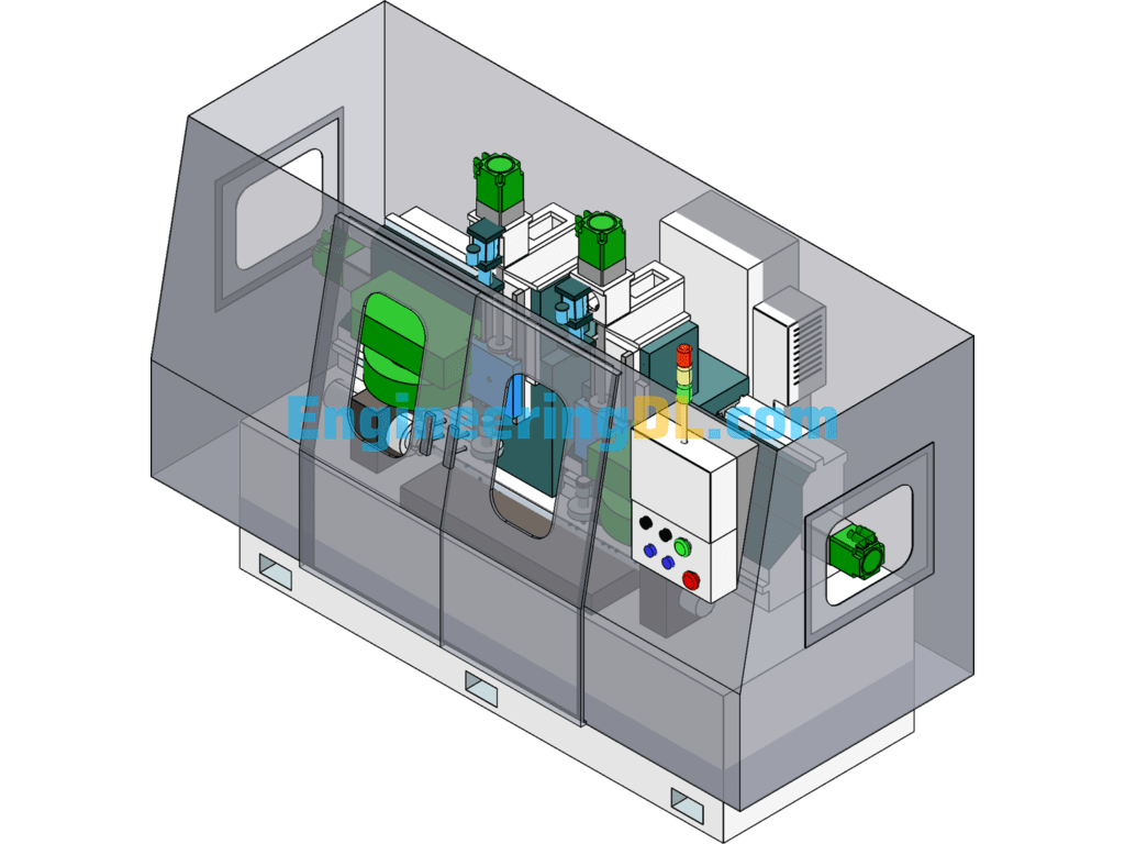 Hot Fusion Drilling Machine Equipment SolidWorks Free Download