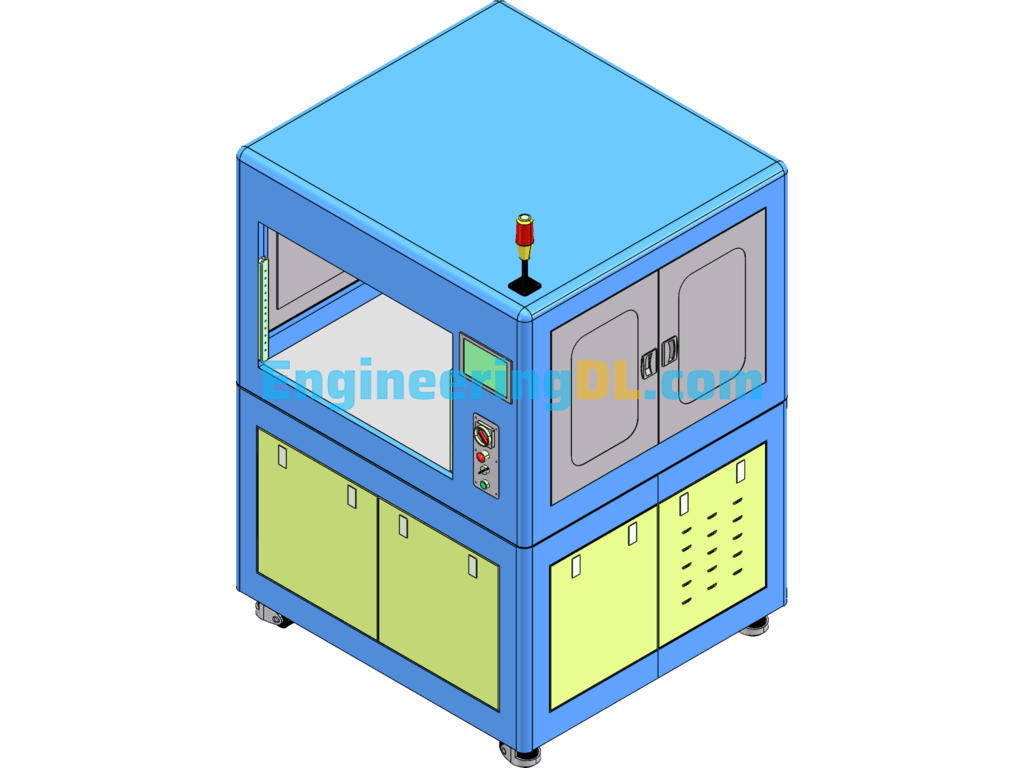 Welding Forming Machine Frame SolidWorks, 3D Exported Free Download