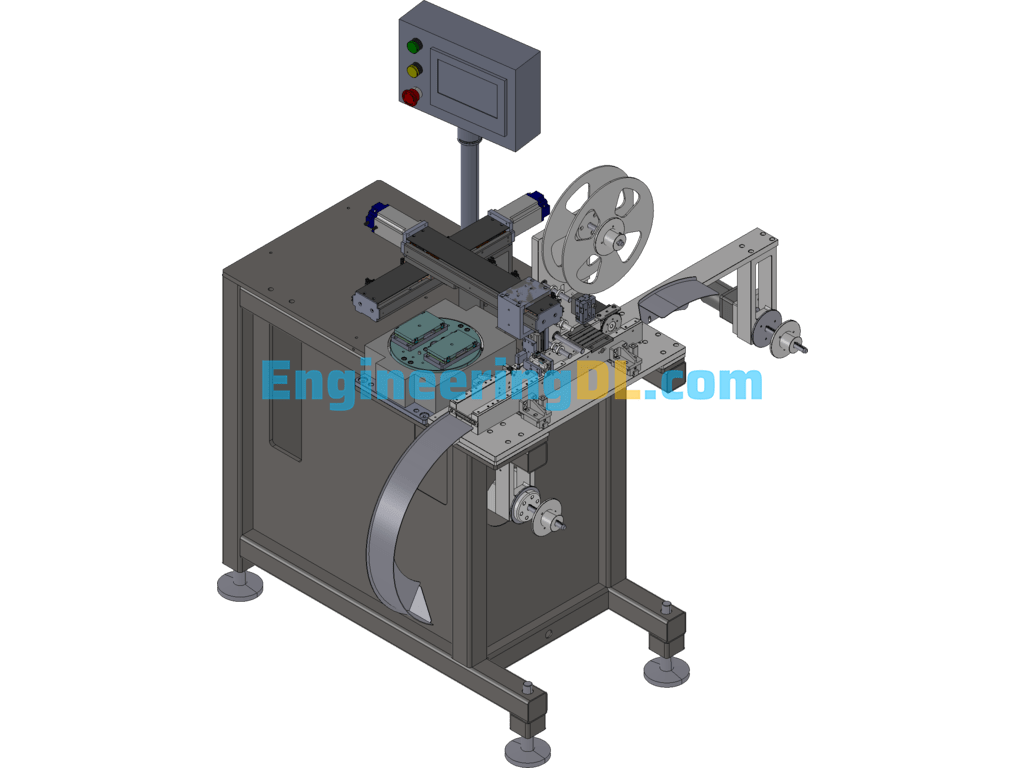 Sheet Transfer Carrier Packaging Machine Design Set SolidWorks, 3D Exported Free Download