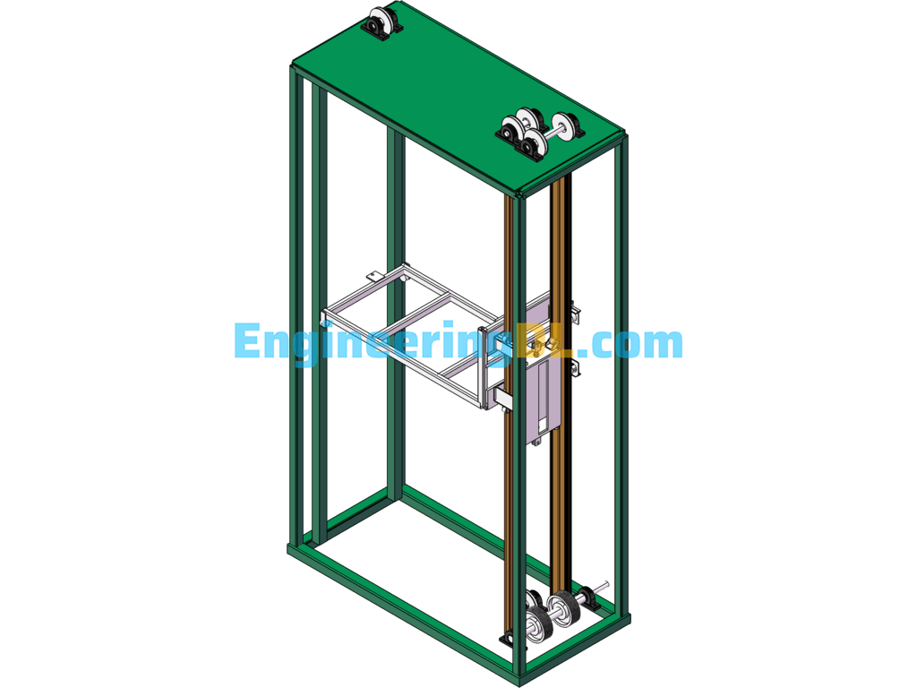 Material Handling Elevator SolidWorks Free Download