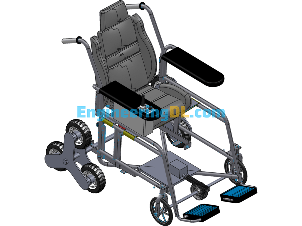 Special Function Wheelchair (SW Design) SolidWorks Free Download