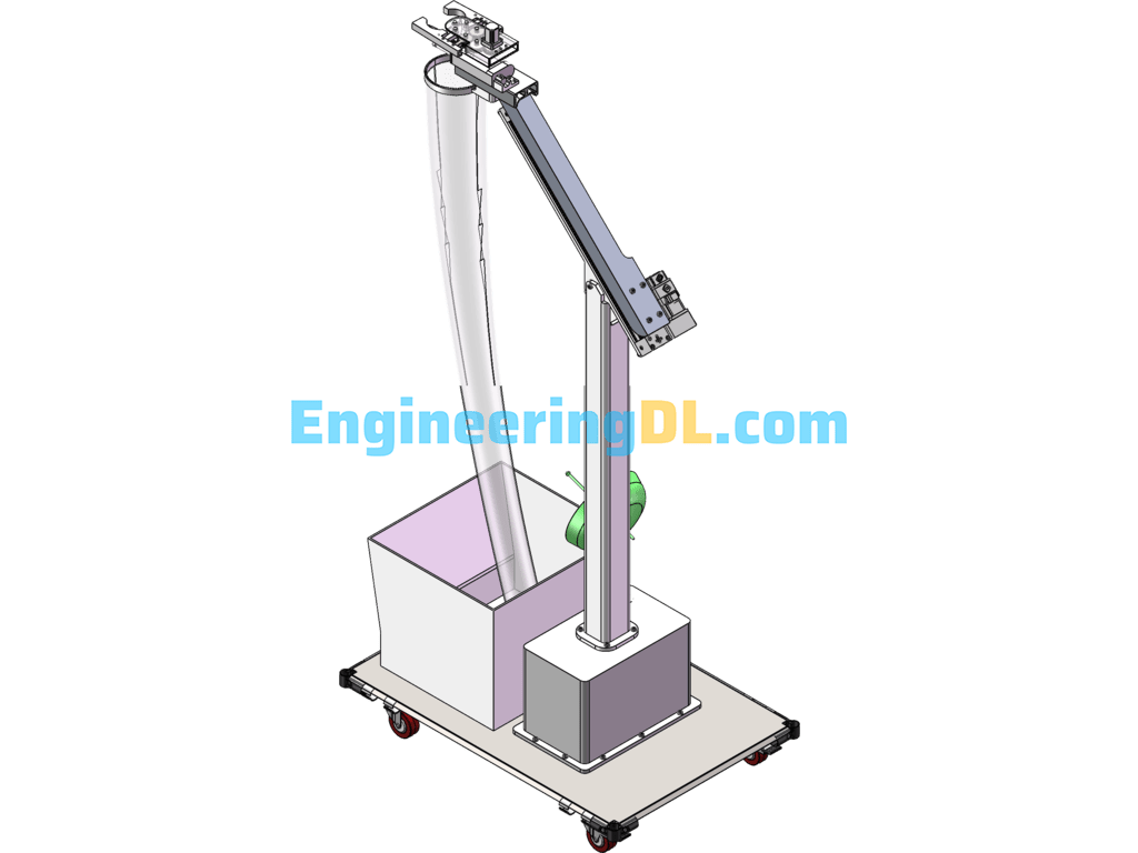 Corn Picker 3D + Engineering Drawings SolidWorks Free Download