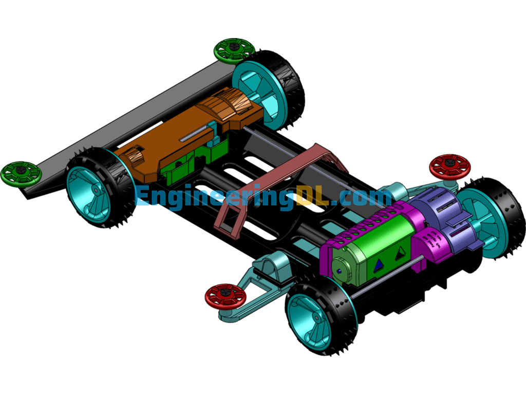 Toy 4WD SolidWorks Free Download