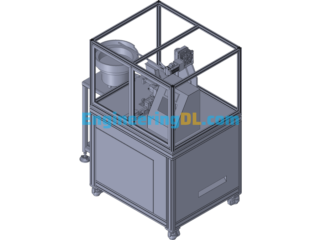 Toy Crawler Automatic Assembly Machine 3D Exported Free Download