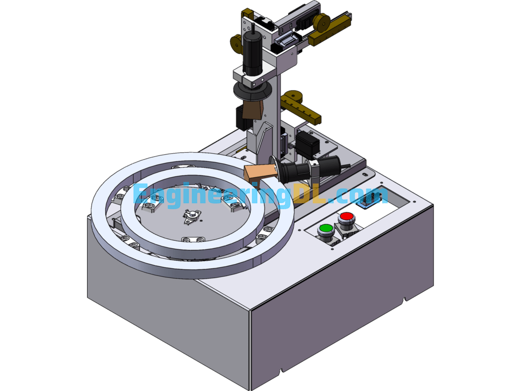 Ring Slide Inspection Device 3D Exported Free Download