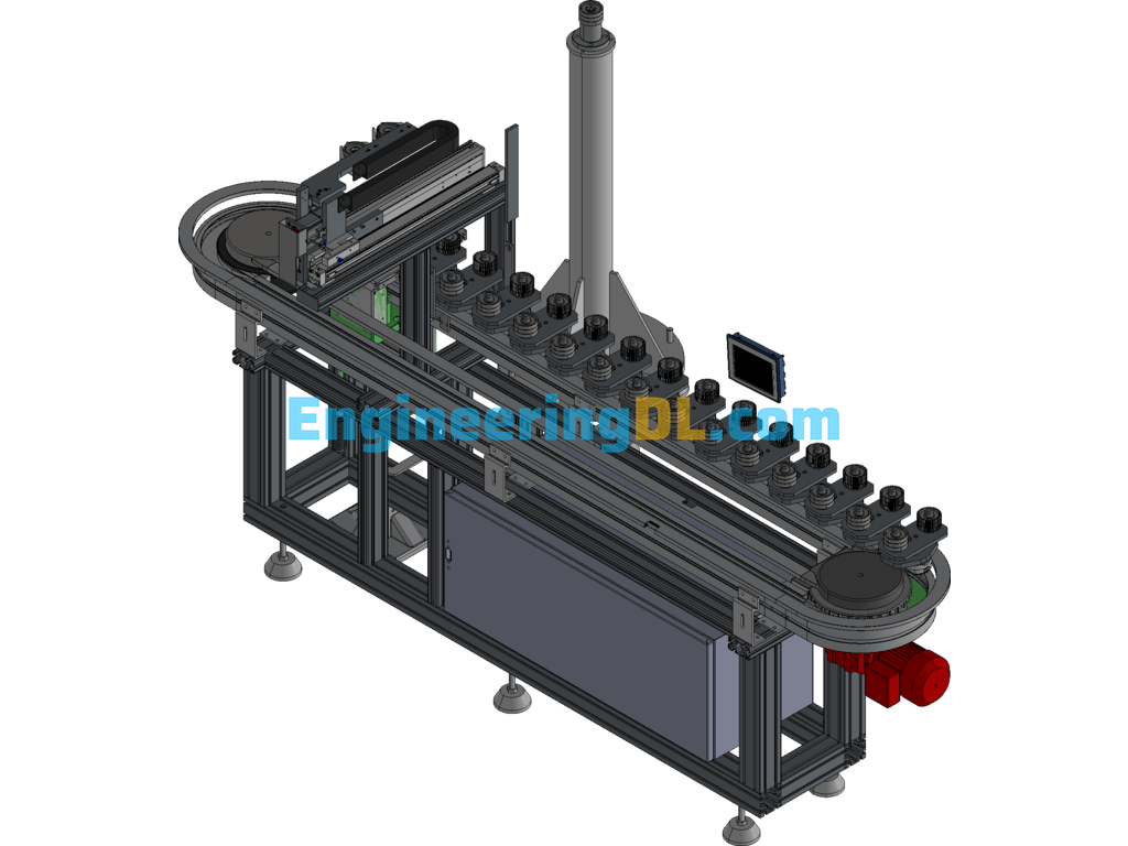 Ring Feeder Manipulator 3D Exported Free Download