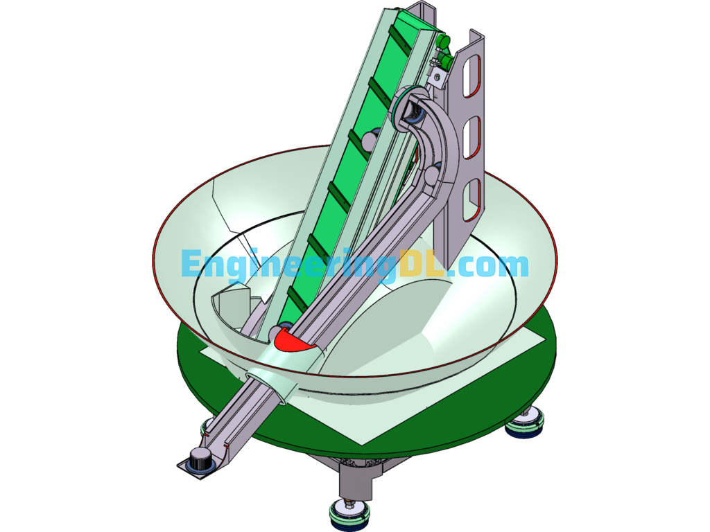 Automatic Cap Feeding Machine (Non-Standard Equipment) SolidWorks, 3D Exported Free Download