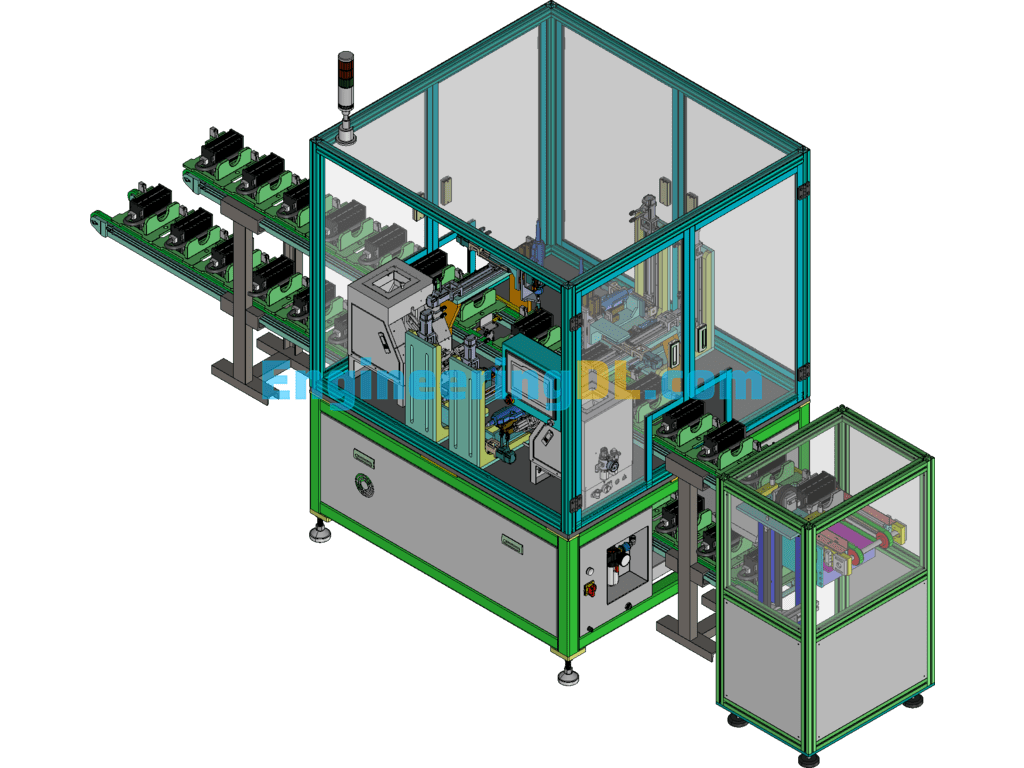 Electric Car Controller Online Automatic Locking Screw Machine 3D Exported Free Download