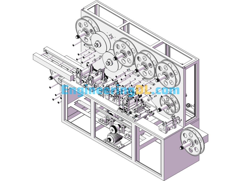 Electronic Product Packaging Machine SolidWorks Free Download