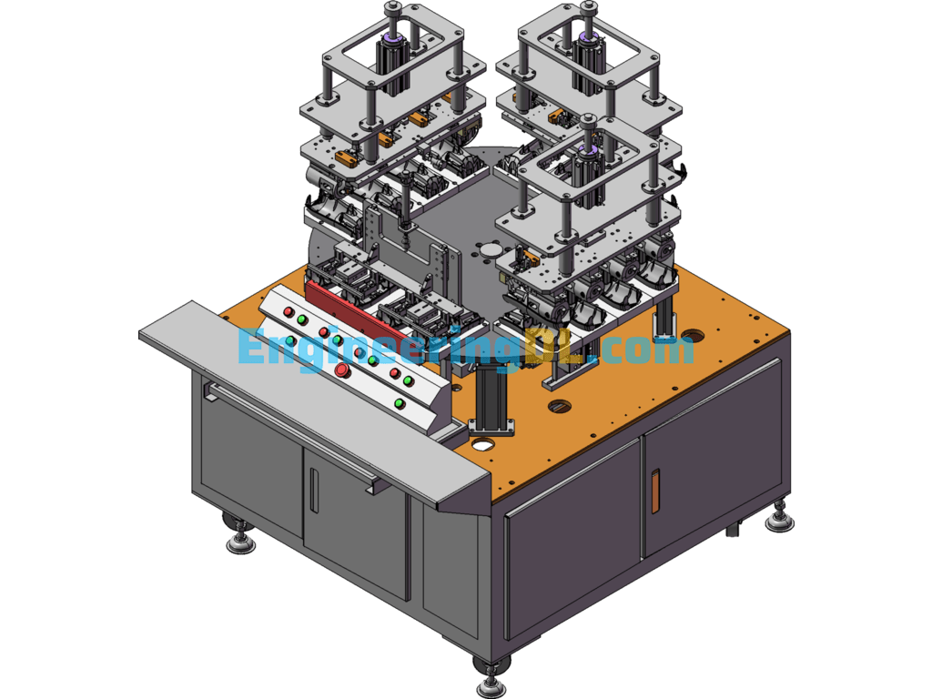 Automatic Testing Machine Equipment For Finished Electronic Products SolidWorks Free Download