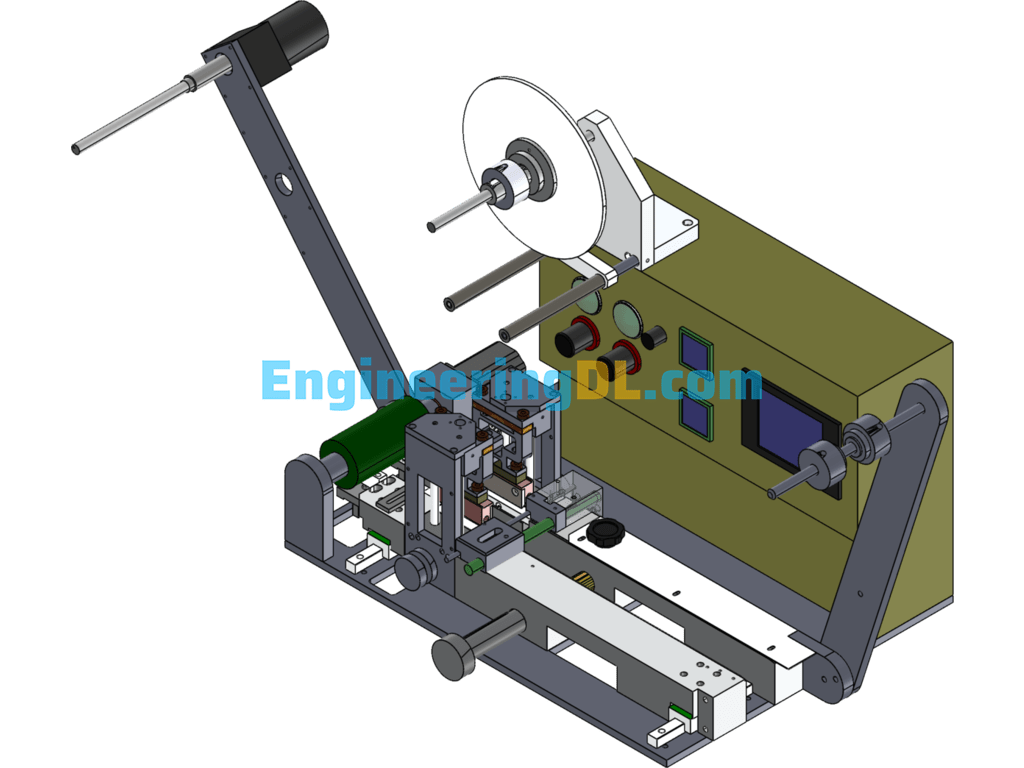 Electronic Component Packaging Machine SolidWorks Free Download