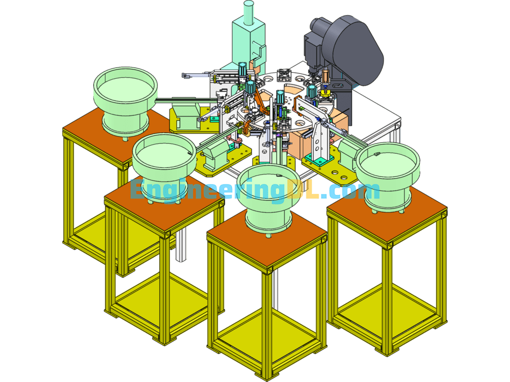 Electronic Component Tooling Machine SolidWorks Free Download