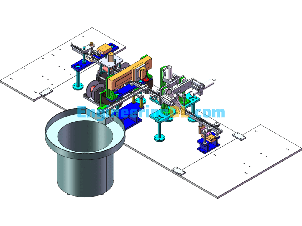 Electronic Component Dispensing And Capping Automation Equipment SolidWorks Free Download