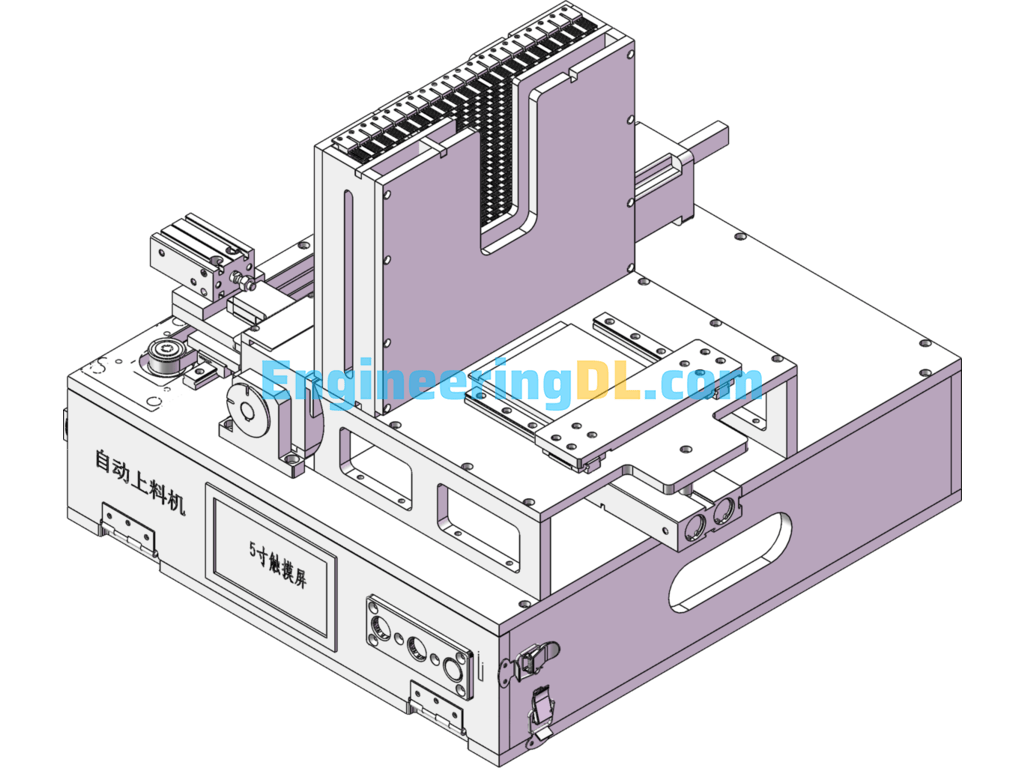Automatic Loading Machine For Electronic Components SolidWorks Free Download