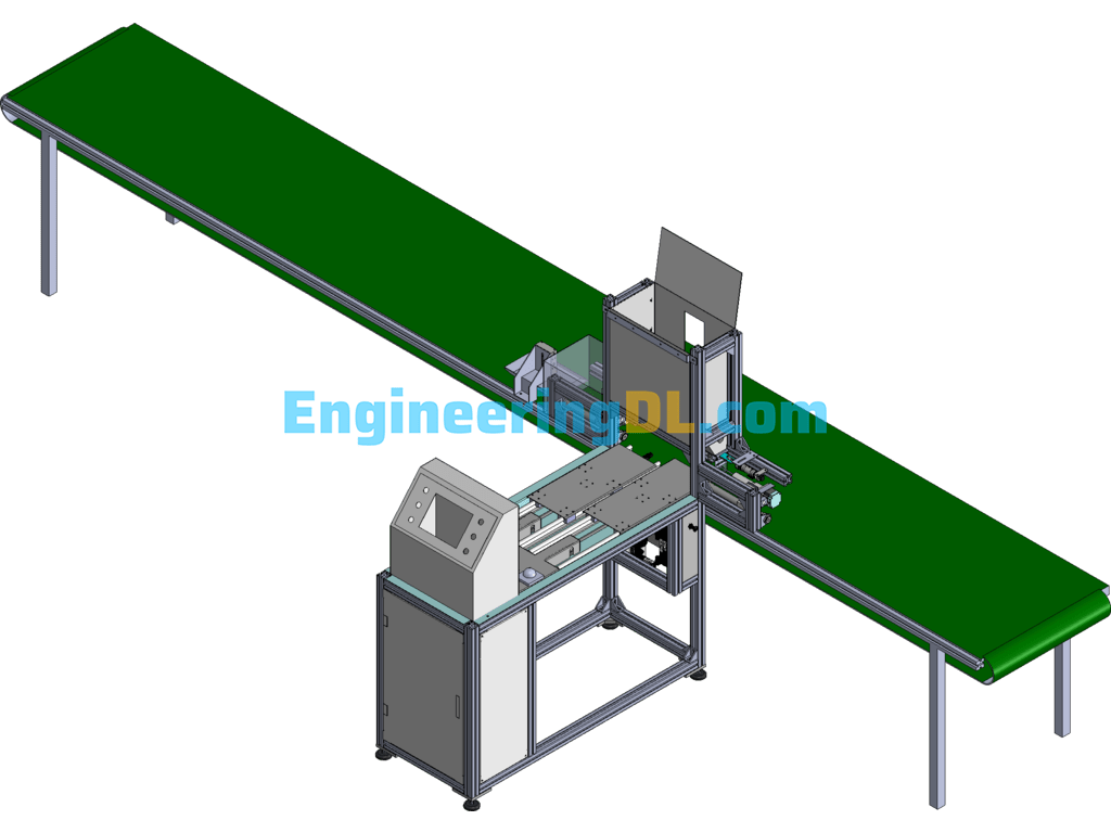 Automatic Assembly Machine For Electronic Components SolidWorks Free Download