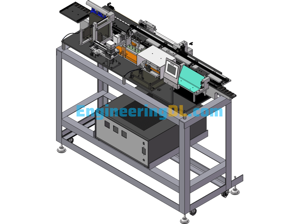 Inductive Automatic Soldering Machine SolidWorks Free Download
