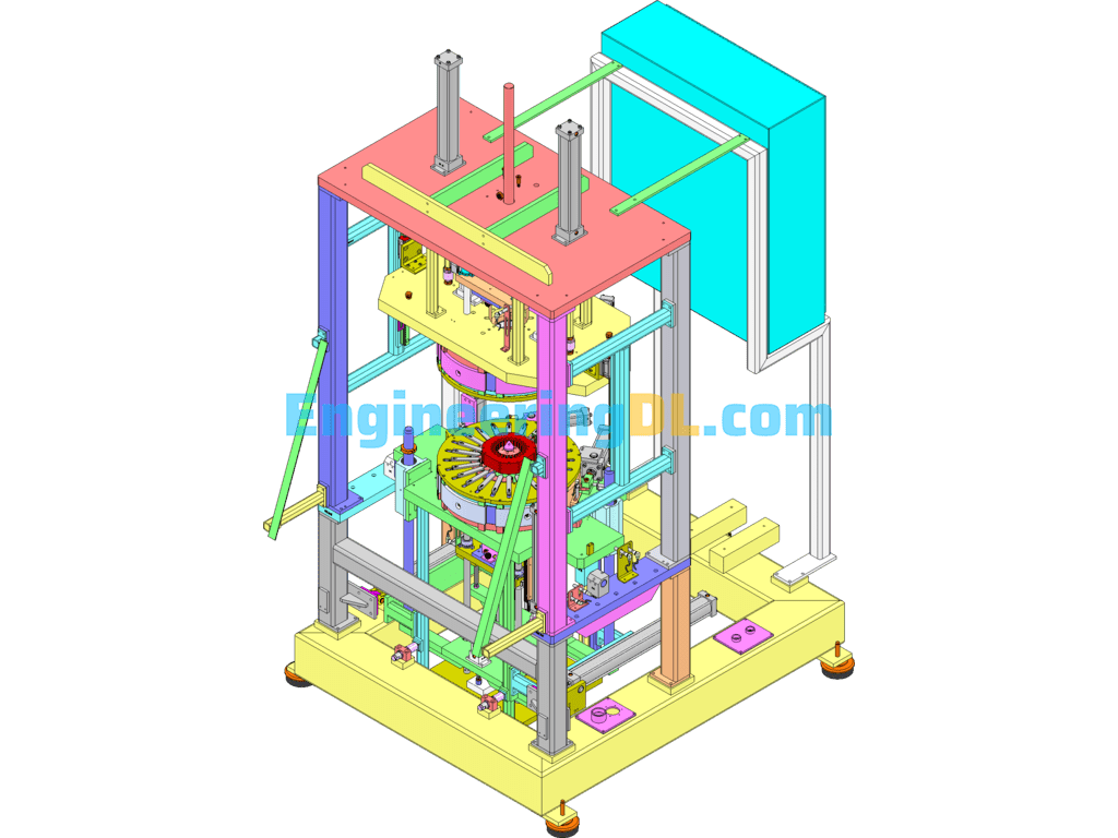 Motor Stator Assembly Machine SolidWorks Free Download