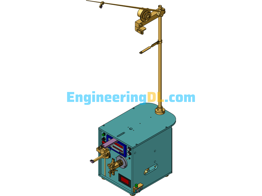 Motor Manual Winding Machine (SW Design) SolidWorks Free Download