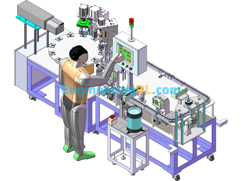 Motor Motor PCB Board Automatic Soldering Machine SolidWorks Free Download