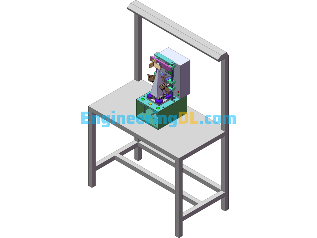 Electrical Testing Equipment - Flatness Testing Equipment SolidWorks, 3D Exported Free Download
