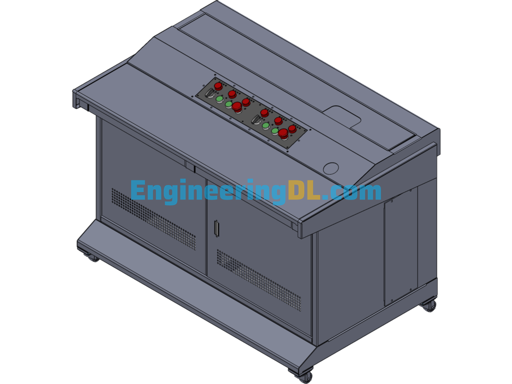 Electrical Operation Desk SolidWorks, AutoCAD, 3D Exported Free Download