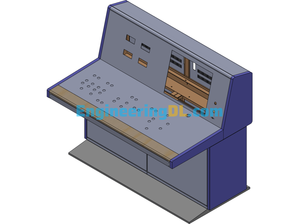Electrical Operating Table Set Of Drawings SolidWorks Free Download
