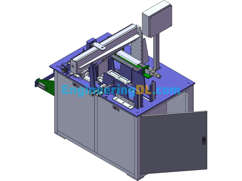 Battery Loading Machine, Automatic Suction Loading And Discharging Equipment SolidWorks Free Download