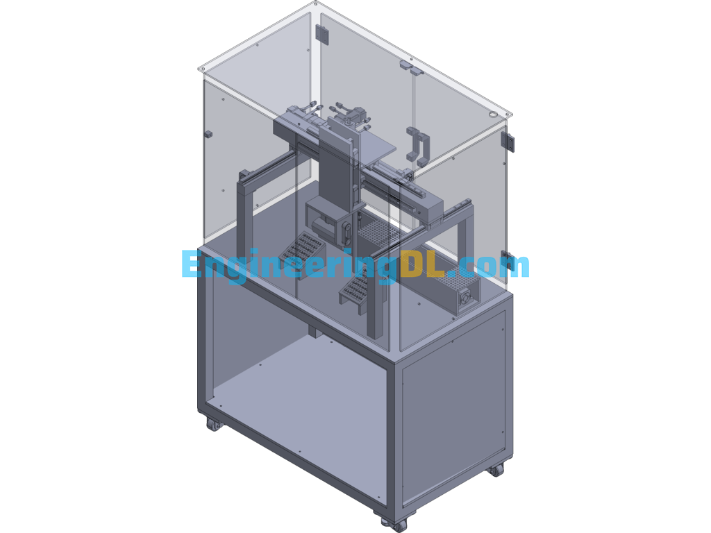 Battery Assembly Equipment 3D Exported Free Download