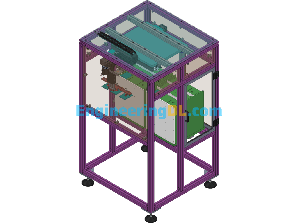 Battery Automatic Loading Machine SolidWorks Free Download