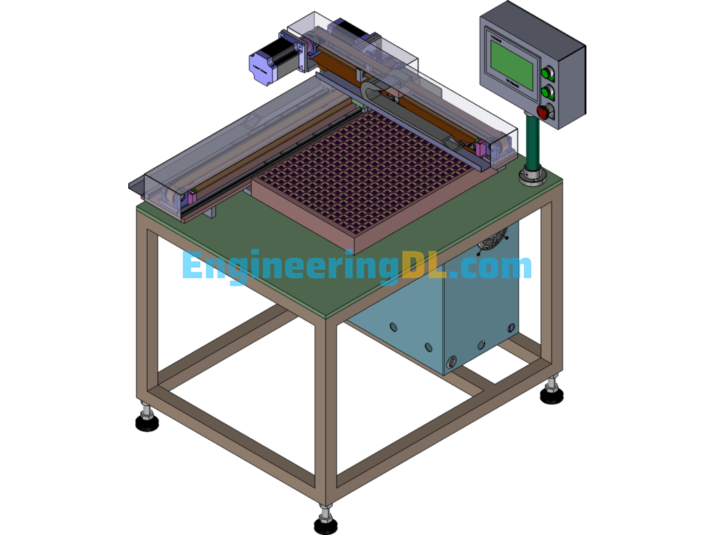 Automatic Battery Counting Machine SolidWorks Free Download