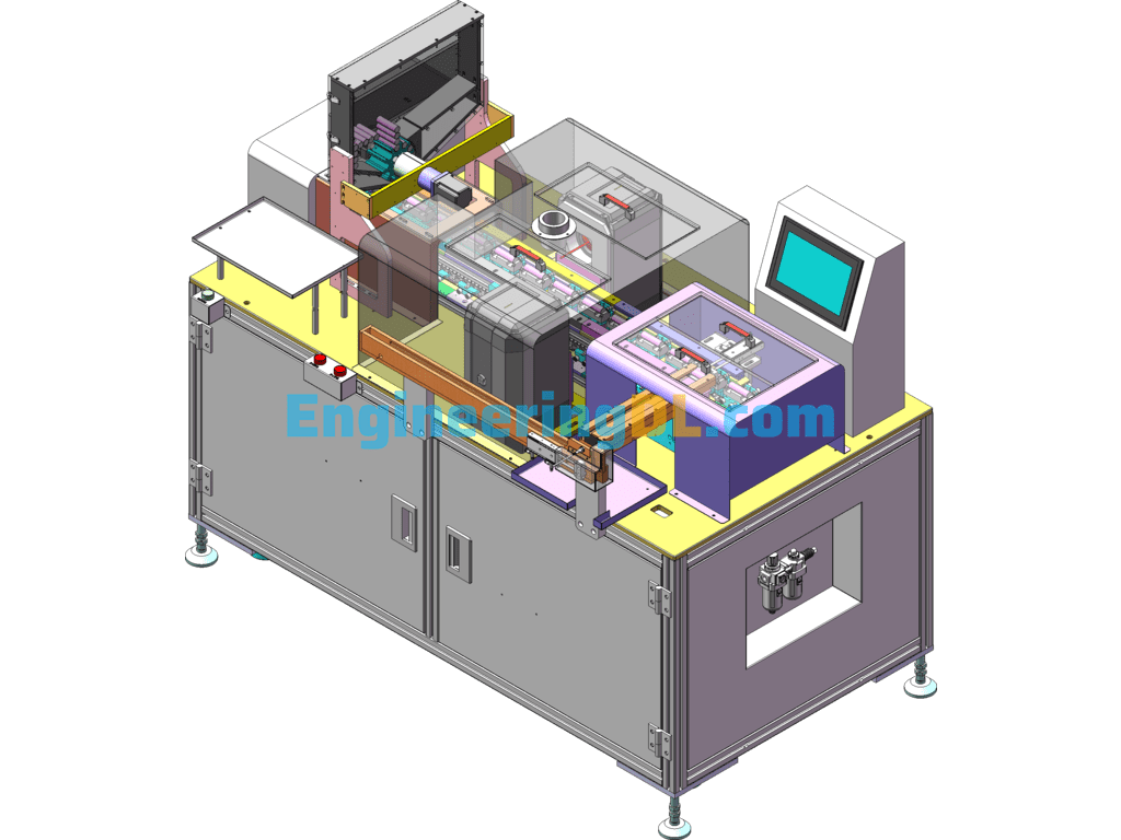 Battery Film Full Stripping Machine SolidWorks Free Download