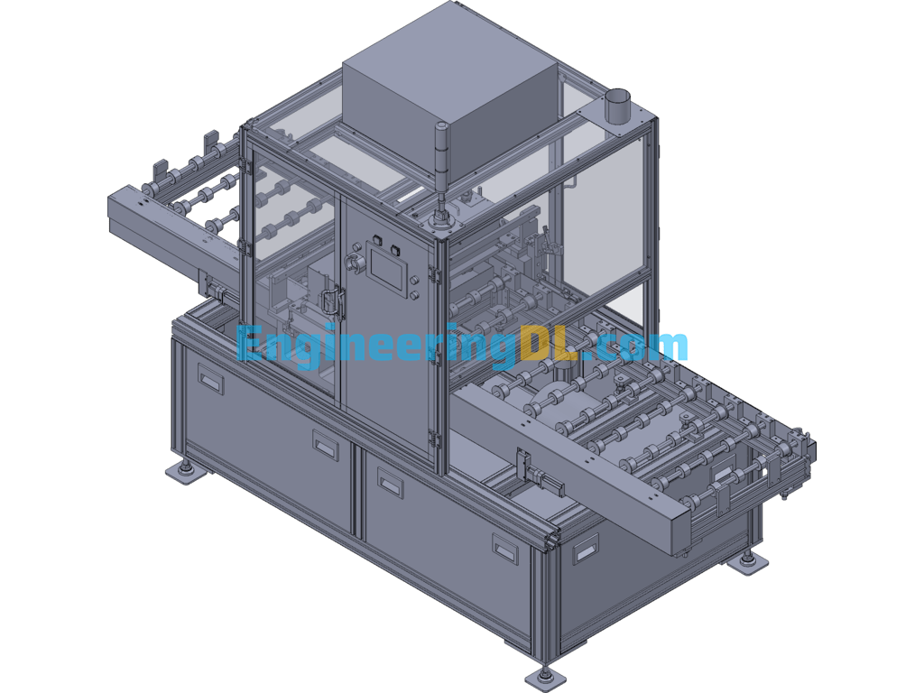 Electric Slurry Cleaning Machine 3D Exported Free Download