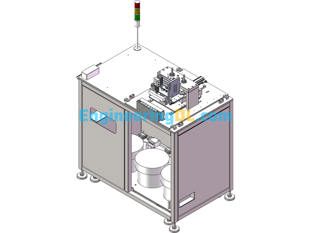 Power Plug Injection Molding Package Injection Nail Feeding Machine SolidWorks Free Download