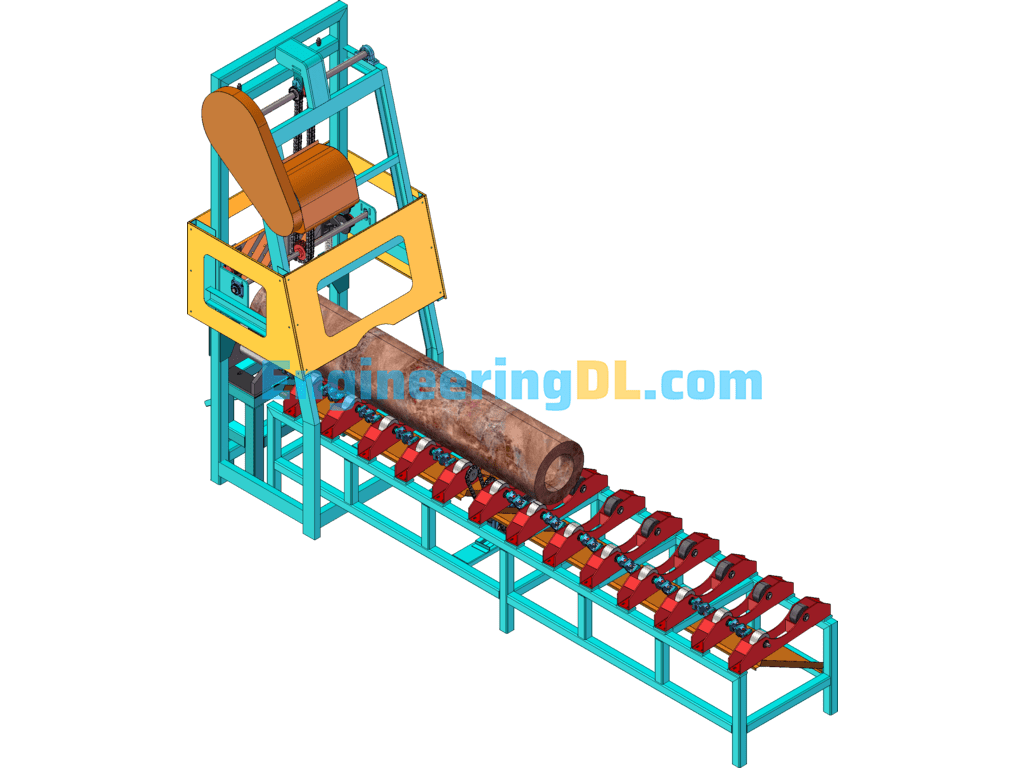Wire Rod Crushing Production Line (Wire Rod Rammer) SolidWorks Free Download