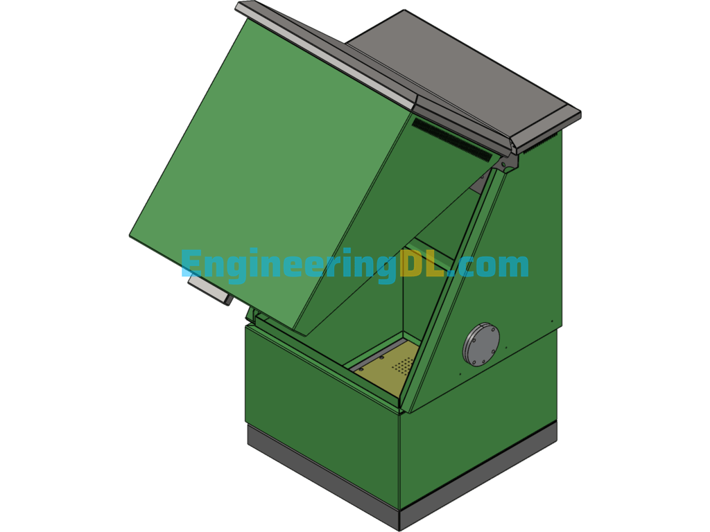 Cable Tap Box Sheet Metal Cabinet SolidWorks Free Download