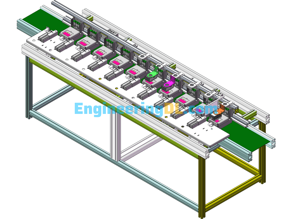 Energy Meter Test Rack Conveying Equipment SolidWorks Free Download