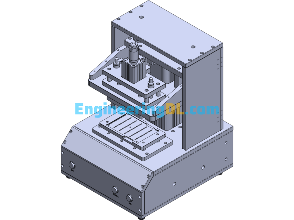 Circuit Board Functional Test Equipment SolidWorks, 3D Exported Free Download