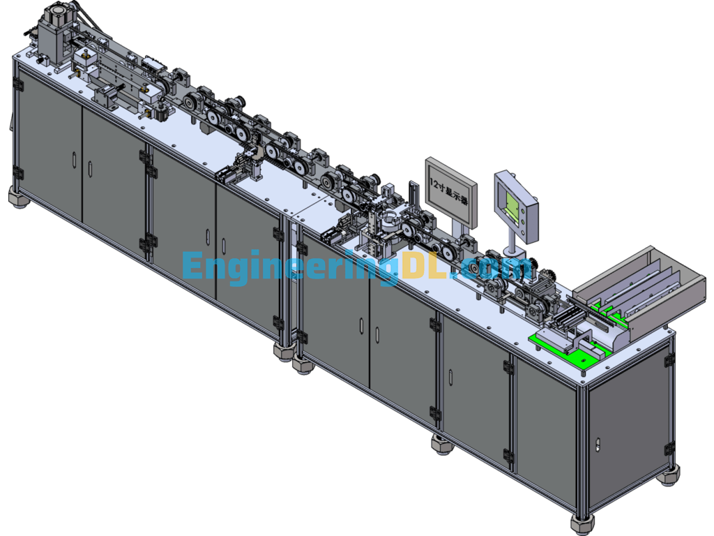 Resistor Components Automatic Testing Line SolidWorks Free Download