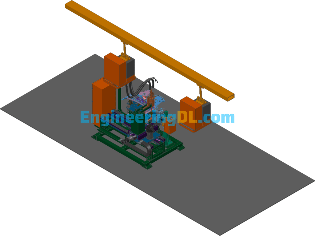 Semi-Automatic Welding Of Body-In-White Parts (UGNX) Free Download