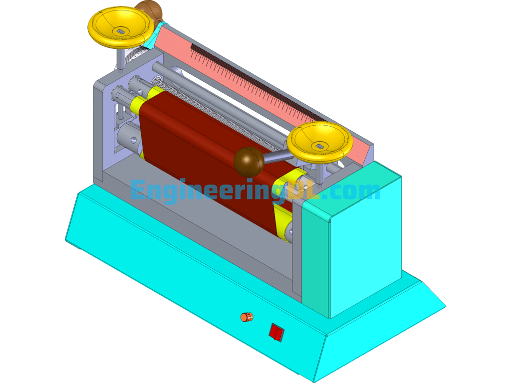 Belt Cutting Machine SolidWorks Free Download