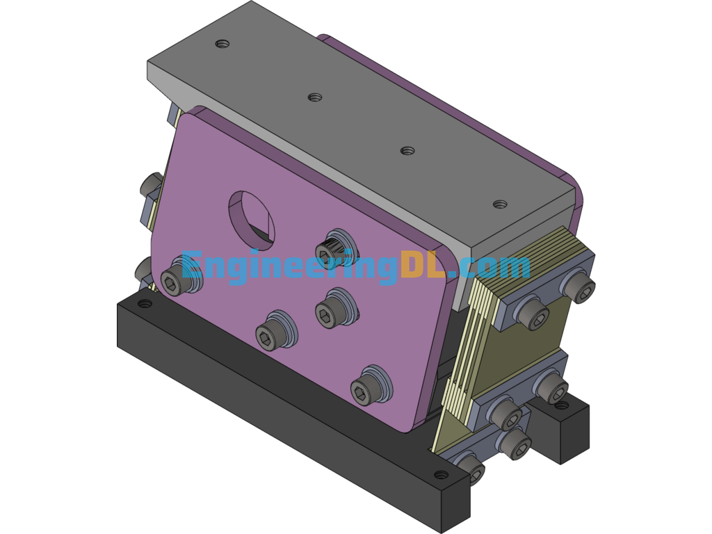 Linear Vibrator-140, Automatic Feeding Arrangement Mechanism SolidWorks Free Download