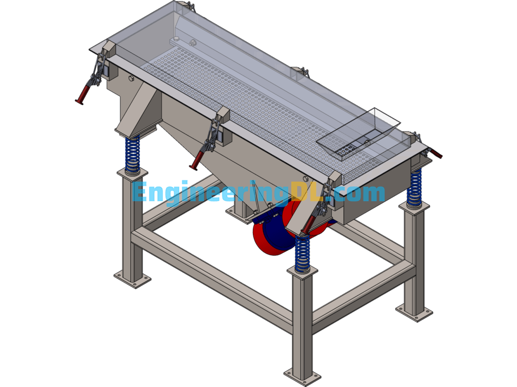 Linear Sieve SolidWorks Free Download