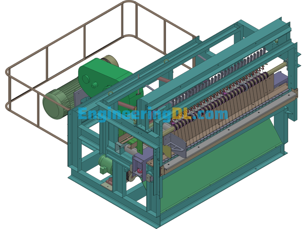 Heavy Duty Billet Cutting Machine For Brick Factory SolidWorks, 3D Exported Free Download
