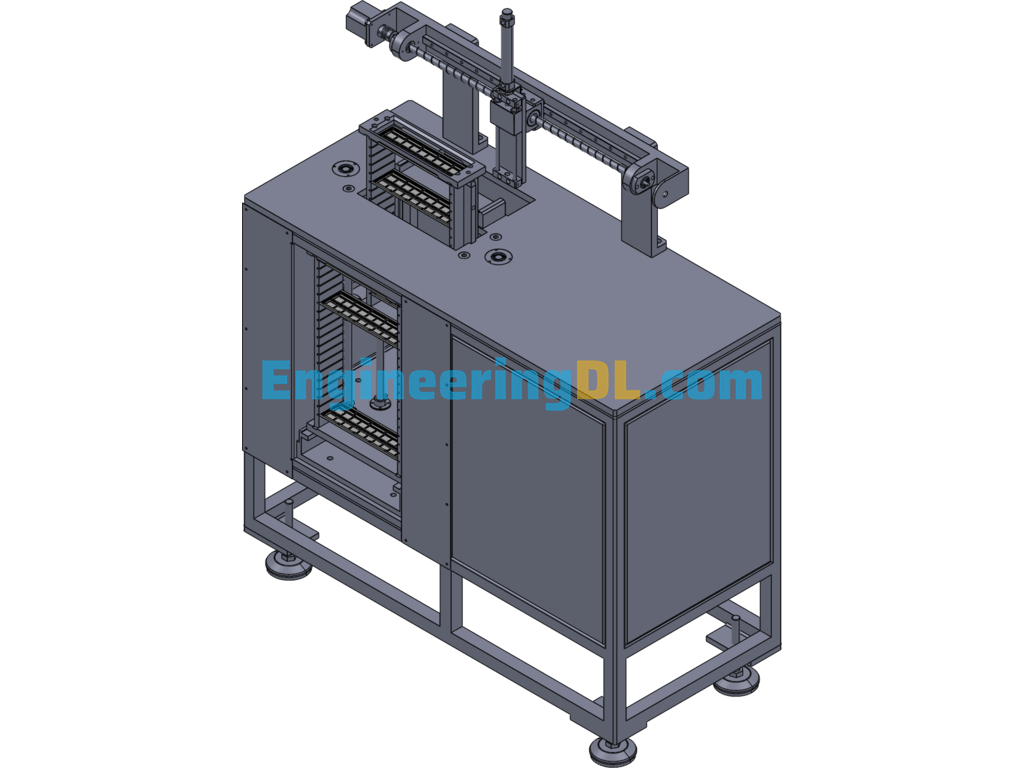 Magnetic Ring Forming Machine Non-Standard Equipment SolidWorks Free Download