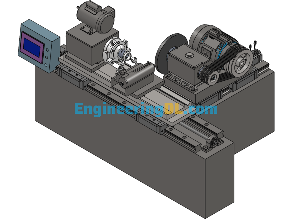 Three Solution Models For Grinding Machines SolidWorks Free Download