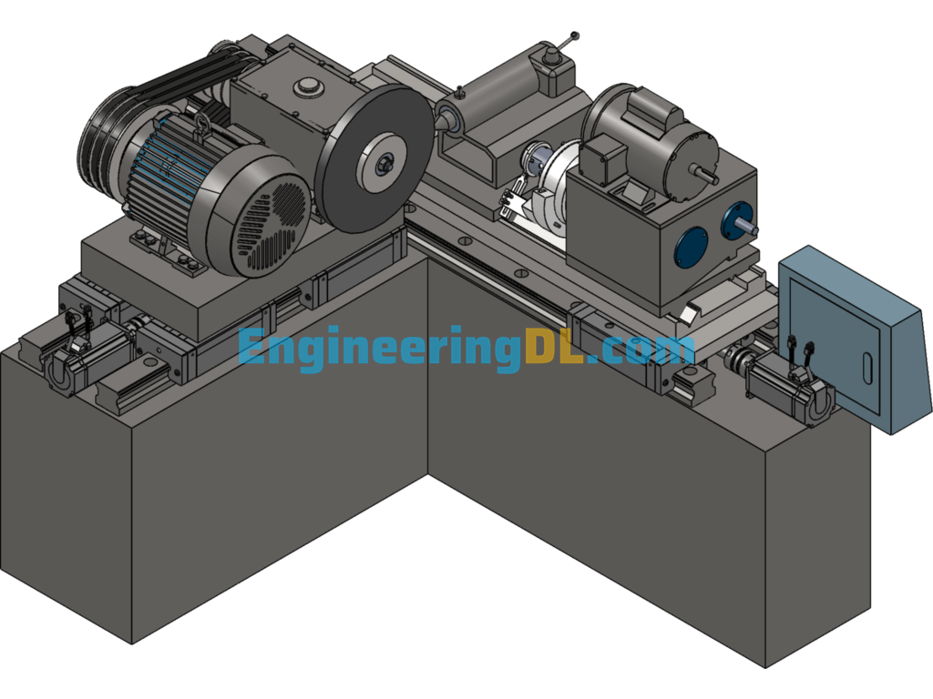 Three Solution Models For Grinding Machines SolidWorks Free Download