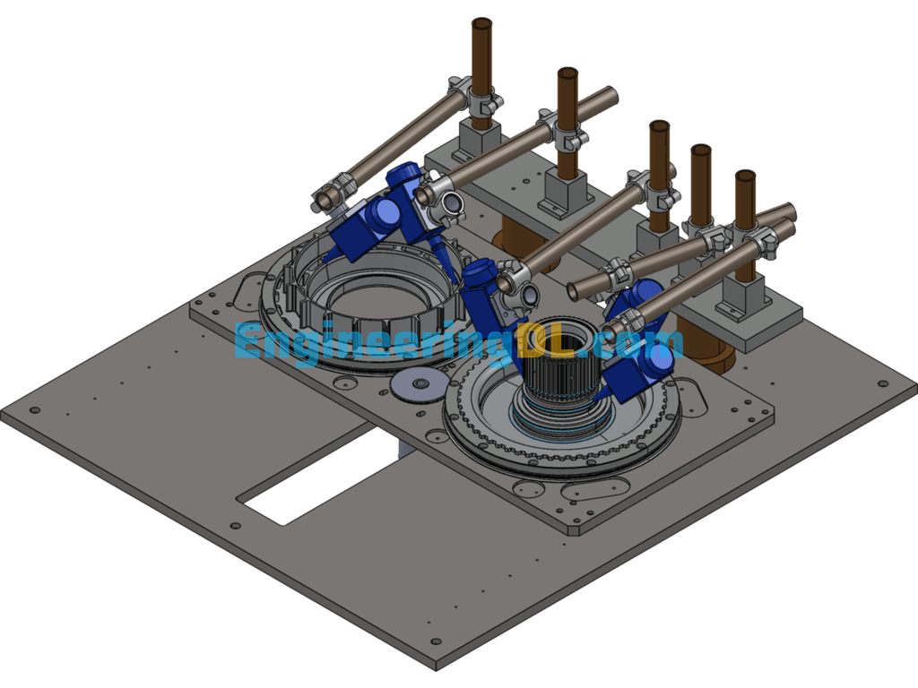 Clutch Lubricator (Automated Lubrication Device) SolidWorks, 3D Exported Free Download