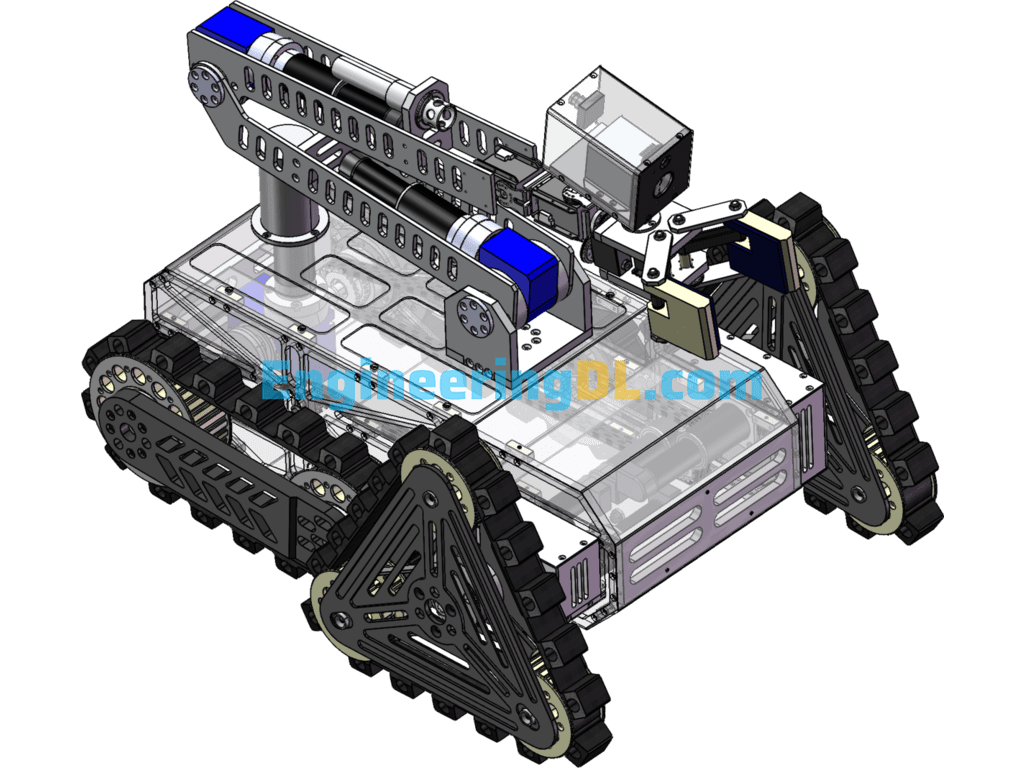 Mobile Rescue Robot SolidWorks Free Download